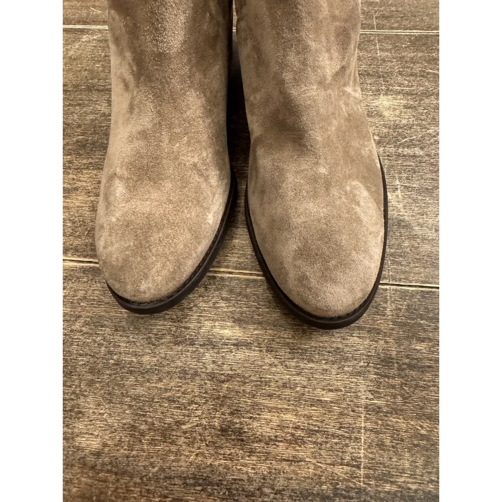 Paul Green Suzette Bootie Antelope Soft Suede Size 7 Boot Soft UK 4 1/2